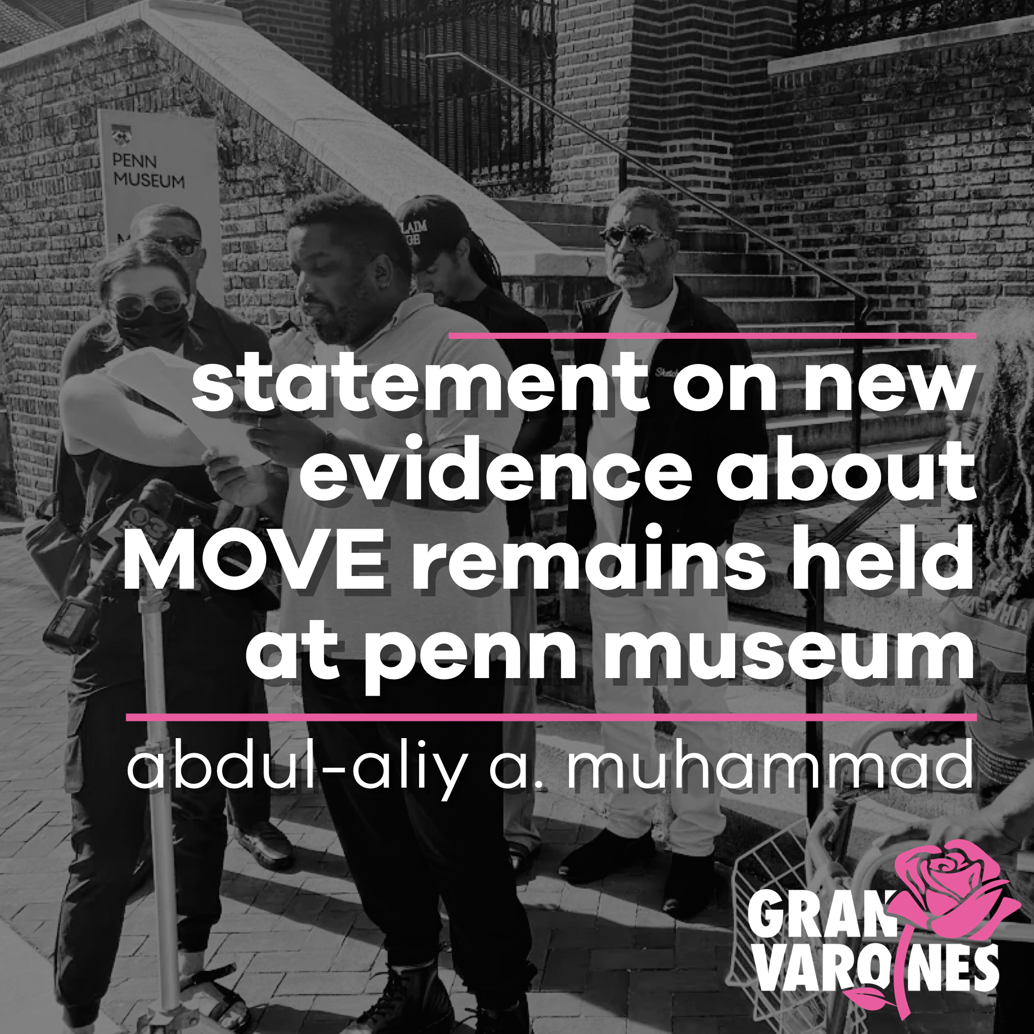 Press Release: Statement on new evidence about MOVE Remains held at Penn Museum